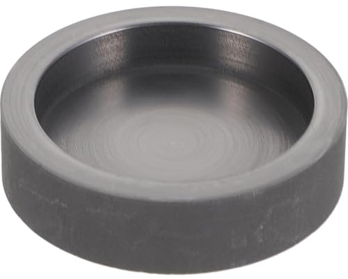 ULTECHNOVO Molde de Fundición de Grafito Redondo 10ml para Metal | Grafito de Alta Pureza, Resistencia a 2000°C, Diámetro 50mm, Capacidad 10ml, Para Oro y Plata, Herramienta de Fundición