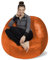 Sofa Sack XL-Das Neue Komforterlebnis Sitzsack mit Memory Schaumstoff Füllung-Perfekt zum Relaxen im Wohnzimmer oder Kinderzimmer-Samtig weicher Velour Bezug in Orange