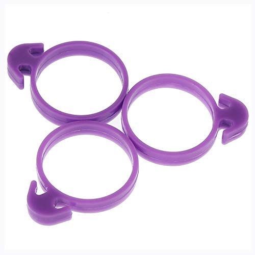 60 fascette riutilizzabili per sacchetti da pasticceria, in silicone, per decorare bustine di glassa, per cupcake, biscotti e pasticceria