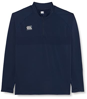 Canterbury Men's Seamless 1st Layer, Long Sleeve Baselayer T-Shirt, Navy, 3XL-4XL