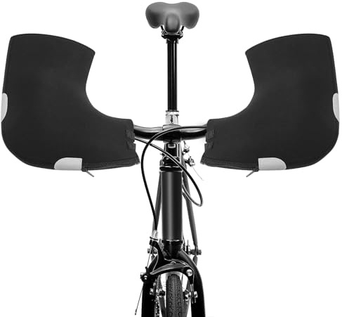 Cintizon Mitaines de guidon de vélo doublure polaire Mitaines de guidon