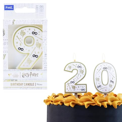 PME Harry Potter Geburtstagskerze, Nummer 9, Multicolor- 9