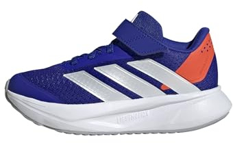 adidas Unisex niños Duramo SL2 Hook and Loop Shoes Kids, Lucid Blue/Zero Met./Impact Orange, 34 EU