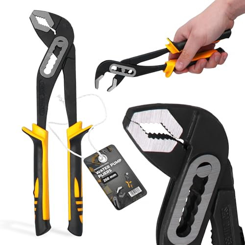 Rohrzange 250 mm Zange Kneifzange Schlüsselzange Wasserpumpenzange Werkstatt Montage Industrie Klempner Schlüssel Pumpenzange Einhandrohrzange Rohrschlüssel