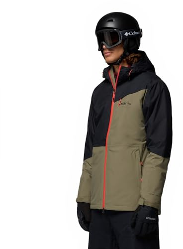 Columbia Herren Iceberg Point 2 Jacket Skijacke, stone green, black, L