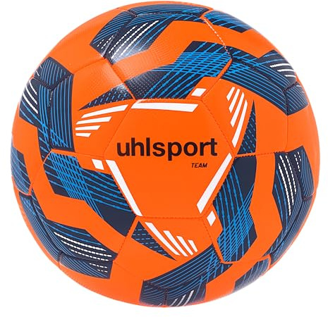 uhlsport TEAM palloni da calcio - palloni da allenamento durevoli per l'allenamento della squadra - calcio per bambini e adulti, misura 3, misura 4 e misura 5