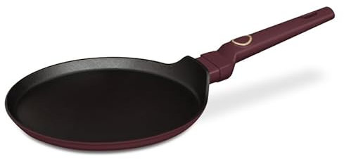 Berlinger Haus Leonardo Collection Titan Pro - Sartén para tortitas (superficie de titanio, antiadherente, 25 cm)