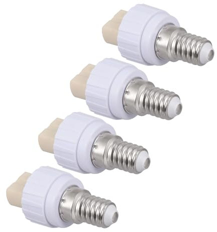 FIXOSHEE 4stücke Lampenhalter Zu Konverter Glühbirnenfassungsadapter Für Standard-glühbirne Passt in Jede Geeignet Für Led Halogen Glühfaden Oder Glühbirnen