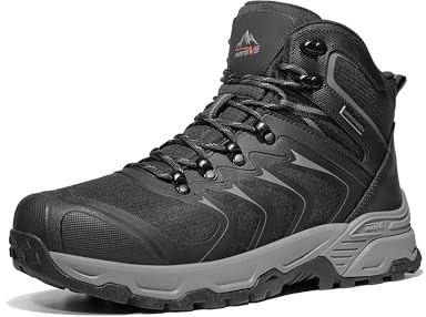 NORTIV 8 Men's Waterproof PRO Hiking Boots Outdoor Lightweight Non-Slip Arch Support Trekking Camping Ankle Boots Armadillo Update