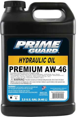 Prime Guard Premium ISO AW-46 Hydraulic Oil - 2.5 Gallon