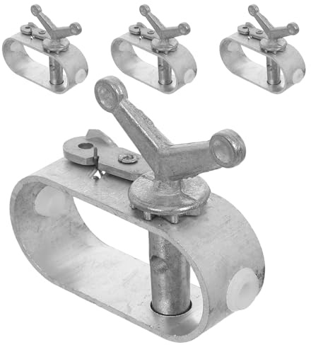 Angoily Lot de 4 Tendeurs de Câble en Acier Robuste 72 X 65 X 25 CM Outil Polyvalent de Tension pour Serrage et Couverture de Piscine Tendeur de Fil Métallique pour Agriculture et