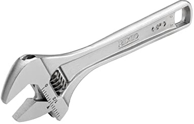 RIDGID 86902 Model 756 Adjustable Wrench 6 inch - Metric and SAE