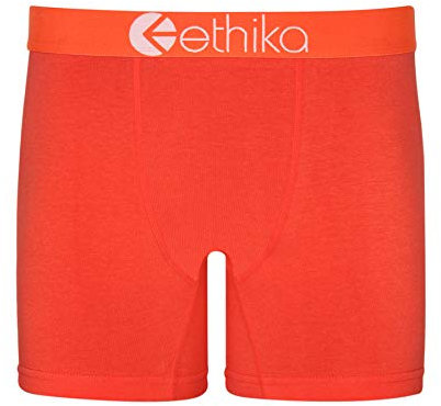 Ethika Herren Mid Boxershorts | Native Orange (sortiert, mittel)