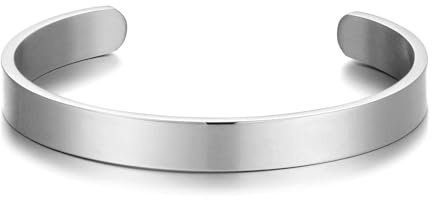 Philip Jones Men's Stainless Steel Cuff Bracelet