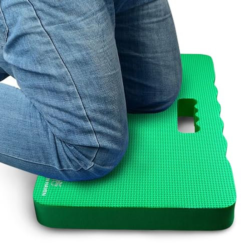 Green Haven Coussin de Genoux Extra-Épais – Tapis Genouillère en Mousse EVA pour Jardinage, Bricolage & Extérieur – Léger, Résistant à l’Eau & Durable pour Protection et Confort des Genoux