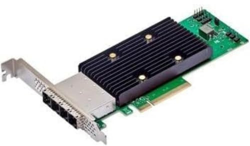 BROADCOM BCM HBA 9600-16e SAS/SATA/NVMe Tri-Mode PCIe Gen 4.0 HBA Cable for Server, Storage Device (SSD, HDD, NVMe)