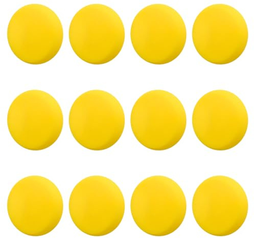 Lotsdonxia 12PCS Round Painting Sponge Stamp Reusable, Easy-to-Clean, Super-Absorbent Sponge Brush as A DIY Art Drawing Tool, Suitable for Gouache and Colour Doodles
