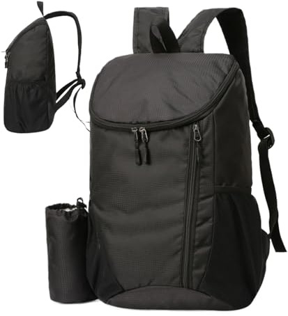Utomhus, 20 l vattentät hopfällbar dag, sport och fritid utrustning för utomhusäventyr och flerdagars resor, Svart, verwijzen naar de beschrijving, Unisex