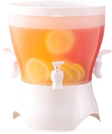 Générique Distributore di bevande - rotante a prova di perdite, serbatoio d'acqua a scomparto, a freddo, ideale per frigorifero, barbecue, campeggio all'aperto