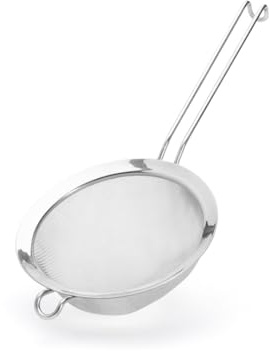 De Buyer - Passe-bouillon à maille 0,27 mm en inox - 18 cm | Ustensile Indispensable de Qualité Professionnelle, en Inox Robuste et Résistant