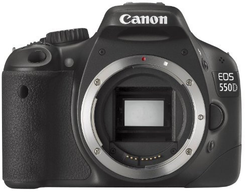Canon EOS 550D SLR-Digitalkamera (18 Megapixel, LiveView) Double-Zoom Kit inkl. EF-S 18-55mm IS und EF-S 55-250mm IS Objektiv