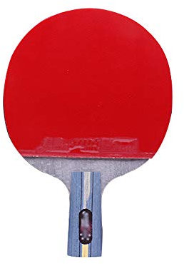 Tischtennisschläger Tragbarer Einzelschläger, 4-Star-Profi-Tischtennis-Schläger, geeignet für Aktivitäten zu Hause, in der Schule und im Sportverein/Als zeigen/Kurzer Griff