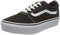 Vans Mädchen Ward Platform Canvas Sneaker, Leinwand Schwarz Weiß, 33 EU