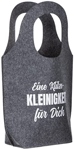 Brandsseller Geschenktasche | Filztasche zum Verschenken | Geschenktüten mit Aufdruck | Geschenkverpackung aus Filz | ca. 27 x 38.5 x 10 cm