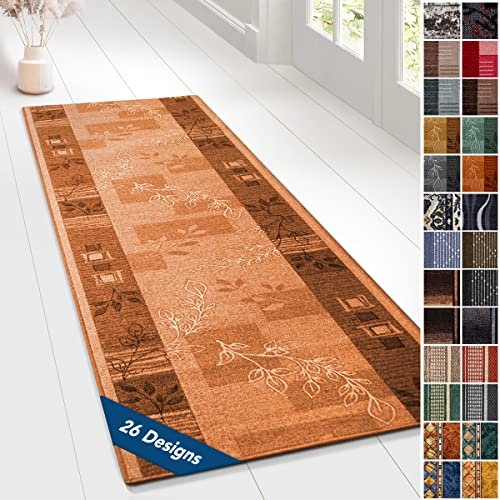 der Meisterei Teppichläufer auf Maß Flur Läufer Brücke Teppich Agadir Akzent Wohnteppich Terra Meterware rutschfest 67 cm breit 67 x 200 cm