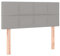 vidaXL Kopfteil, Bettkopfteil mit Holzbeinen, Höhenverstellbar Polsterkopfteil für Bett, Betthaupt Bettzubehör Schlafzimmer, Hellgrau 100x5x78/88cm Stoff