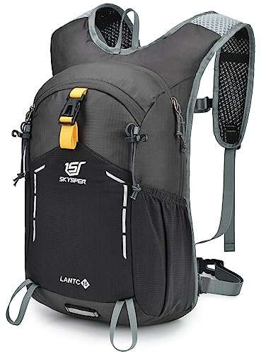 SKYSPER Small Hiking Backpack - 15L Travel Backpack Lightweight Bag Water Resistant Walking Backpack for Women Men