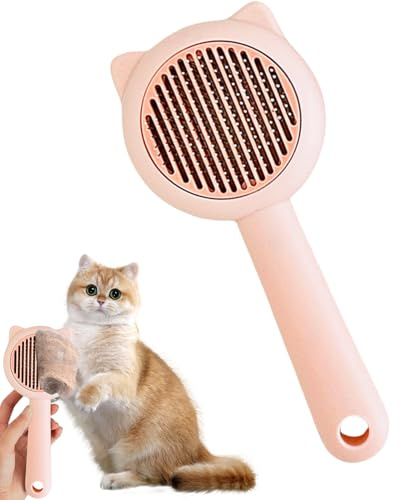 Hundehaarbürste Zur Fellpflege, Pflegewerkzeug Katzenbürste Haarentferner, Entfilzungskamm Pflege Werkzeug Entfernung Lockere Unterfell Kitten Welpe Haustier