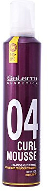 SALERM - Espuma Pelo Rizado - Pro Line Curl Mousse - 300 ml - Rizos más Definidos y Flexibles - Fijación Extrafuerte - Efecto Antihumedad - Protección del Color
