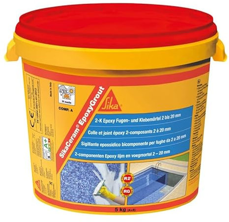 SikaCeram EpoxyGrout - Mortero epóxico para juntas de 2 a 20 mm - Sika - 2 kg, Noche