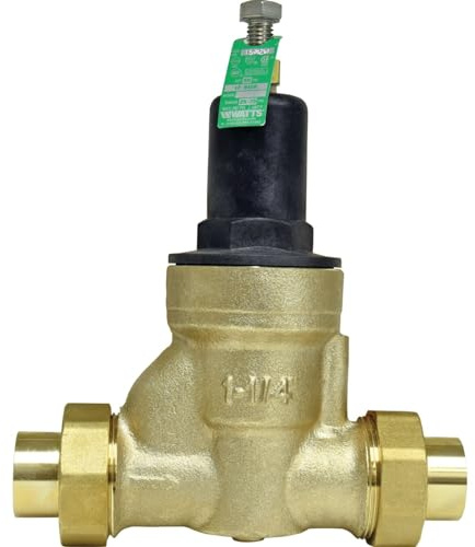 Watts 0009801 Watts 0009801 1 1/4 Copper Silicon Water Pressure Reducing Valve