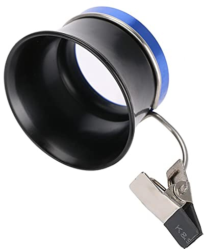 Lupa de anteojos con Clip, lupas portátiles, Lupa para joyería, relojero, joyería, Herramienta de reparación de Relojes para joyeros, mecánicos(20X)