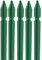 5x PALETTO A T IN FERRO PLASTIFICATO VERDE PALO PER RECINZIONE (225)