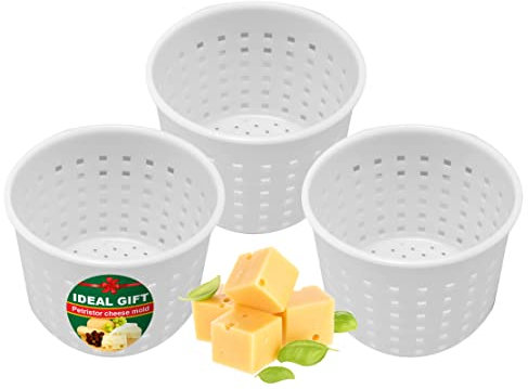 PetriStor Lot de 3 moules à fromage 300 ml