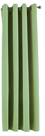 Gardinenbox Vorhang Blickdicht »Newyork« Grün HxB 160x140 cm 1er-Pack Thermo-Gardine Verdunkelungsvorhang Blackout Ösen schalldämmend ÖKOTEX UV-Schutz Raffhalter, 201920600