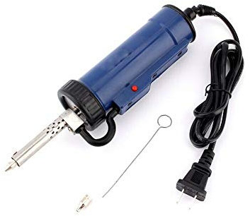 Pompe à Dessouder éLectrique EntièRement Automatique,220V 30W 50Hz Outil De Dessoudage Sous Vide,Outil de Retrait Pour Circuit IntéGré à Couche éPaisse pour Réparation -Bleu