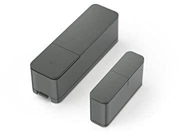 Bosch Smart Home Contacto de Puerta/Ventana II Plus, protección antirrobo con Sensor Inteligente para detección de Vibraciones, Compatible con Amazon Alexa y el Asistente de Google, Antracita
