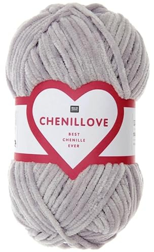 Strickgarn Creative Chenille von Rico Design - Helllila - 100 g