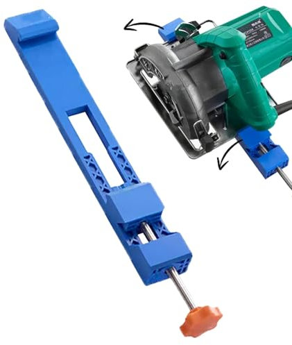 Guide de base de machine de découpe, guide de base de machine de découpe réglable, pince de positionnement de fraisage de scie circulaire électrique, guide de coupe de bois de précision