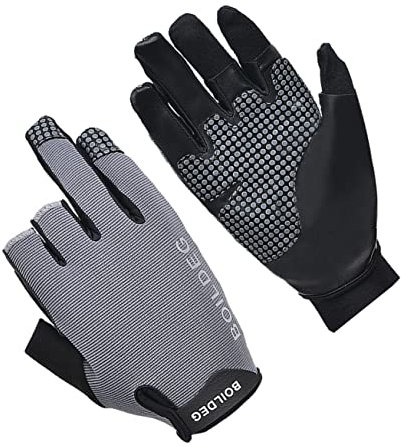 BESPORTBLE Reflektierende Angelhandschuhe Professionelle Anti Rutsch Outdoor Handschuhe Für Angeln Und Segeln Größe L