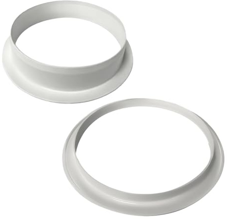 Anillos de soporte para bolsa de filtro compatibles con piscina Desjoyaux, Accesorios de calcetín para filtro piscina, Anillos de soporte para interiores y exteriores de plástico ABS resistente (I+E)