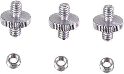 Tofficu 9 pezzi Viti e in Metallo per Supporto Fotocamera e Smartphone Accessori Resistenti e Durevoli per Montaggio Treppiedi e Staffe Compatibili con Piastra Sgancio Rapido e Supporti