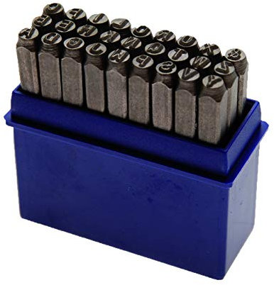 BGS 2034 | Einschlagbuchstaben | 8 mm | DIN 1451 | Schlag-Buchstaben / Schlagstempel