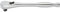 Vigor Feinzahn-Umschaltknarre 1/2 Zoll V4946-S (12,5 mm) Vierkant, 250 mm Länge, 72 Zähne, 5 Grad Betätigungswinkel, Vollstahl-Ausführung