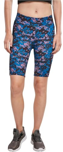 Urban Classics dam Yogashorts Ladies High Waist Camo Tech Cycle Shorts