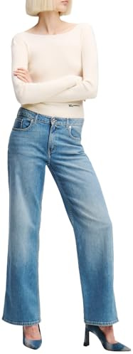 Karl Lagerfeld Jeans, Dam, Mid Rise Relaxed Denim, Relaxed Ben